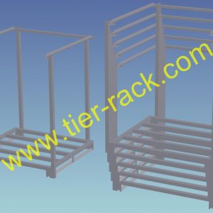Tier-Rack Custom Warehouse Racks, Stack Racks, Wire Mesh Bins, Pad Racks, Pallet Racks, Portable Racks, Moveable Racks