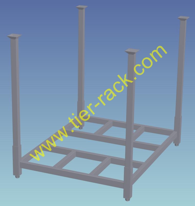 Tier-Rack Custom Warehouse Racks, Stack Racks, Wire Mesh Bins, Pad Racks, Pallet Racks, Portable Racks, Moveable Racks