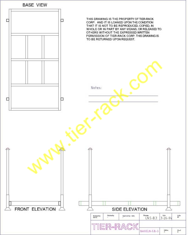 Tier-Rack Custom Warehouse Racks, Stack Racks, Wire Mesh Bins, Pad Racks, Pallet Racks, Portable Racks, Moveable Racks