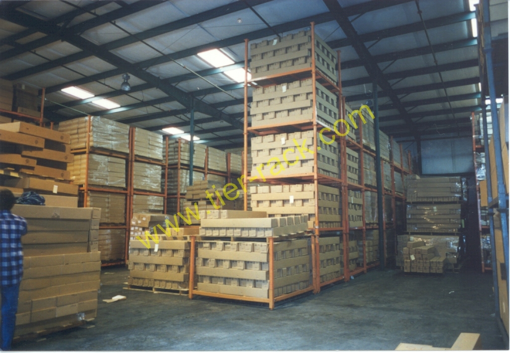 Tier-Rack Custom Warehouse Racks, Stack Racks, Wire Mesh Bins, Pad Racks, Pallet Racks, Portable Racks, Moveable Racks