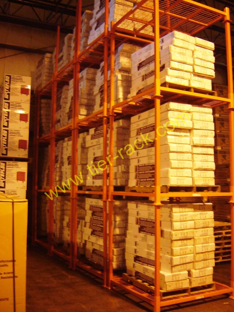 Tier-Rack Custom Warehouse Racks, Stack Racks, Wire Mesh Bins, Pad Racks, Pallet Racks, Portable Racks, Moveable Racks