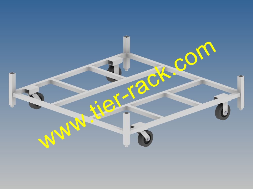 Tier-Rack Custom Warehouse Racks, Stack Racks, Wire Mesh Bins, Pad Racks, Pallet Racks, Portable Racks, Moveable Racks