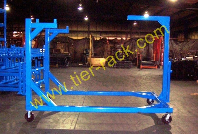 warehouse utility cart side view