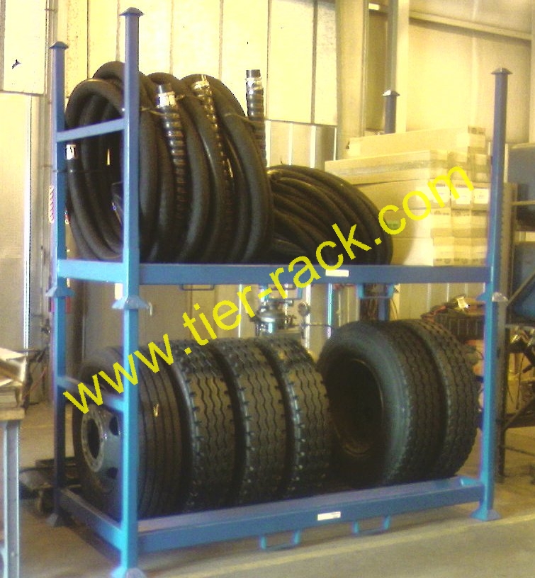 Tier-Rack Custom Warehouse Racks, Stack Racks, Wire Mesh Bins, Pad Racks, Pallet Racks, Portable Racks, Moveable Racks