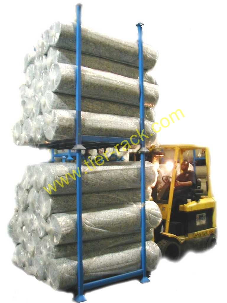 Tier-Rack Custom Warehouse Racks, Stack Racks, Wire Mesh Bins, Pad Racks, Pallet Racks, Portable Racks, Moveable Racks