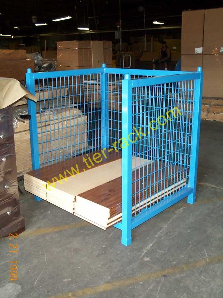 Tier-Rack Custom Warehouse Racks, Stack Racks, Wire Mesh Bins, Pad Racks, Pallet Racks, Portable Racks, Moveable Racks