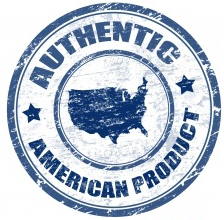Authentic America Blue Circle