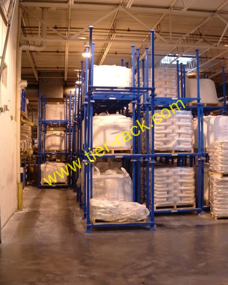 Tier-Rack Custom Warehouse Racks, Stack Racks, Wire Mesh Bins, Pad Racks, Pallet Racks, Portable Racks, Moveable Racks