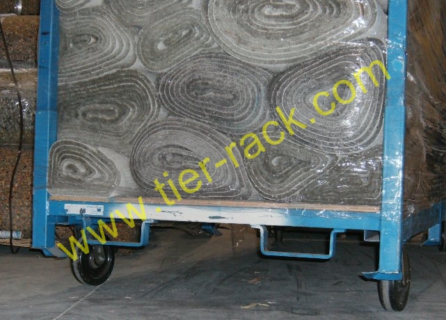 warehouse cart for carpet rolls