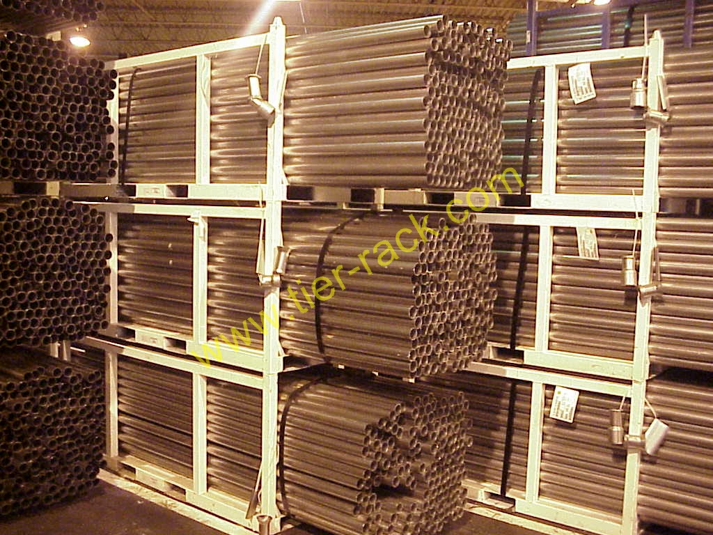 Tier-Rack Custom Warehouse Racks, Stack Racks, Wire Mesh Bins, Pad Racks, Pallet Racks, Portable Racks, Moveable Racks