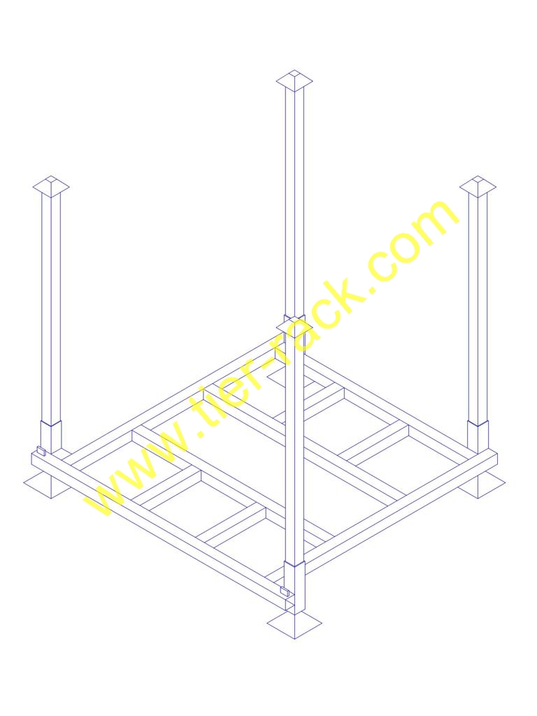 Tier-Rack Custom Warehouse Racks, Stack Racks, Wire Mesh Bins, Pad Racks, Pallet Racks, Portable Racks, Moveable Racks