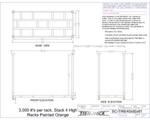 Tier-Rack Custom Warehouse Racks, Stack Racks, Wire Mesh Bins, Pad Racks, Pallet Racks, Portable Racks, Moveable Racks