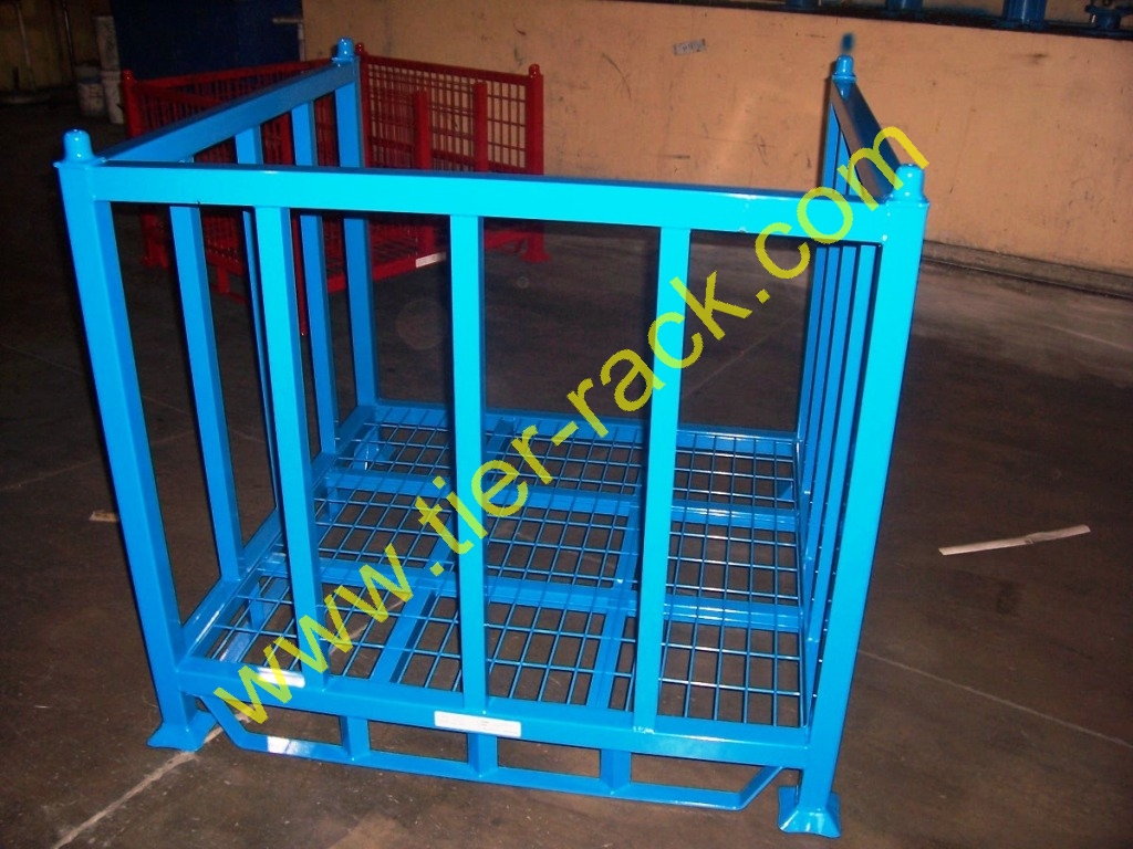 Tier-Rack Custom Warehouse Racks, Stack Racks, Wire Mesh Bins, Pad Racks, Pallet Racks, Portable Racks, Moveable Racks