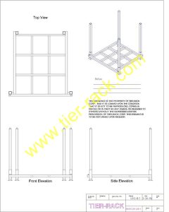 Tier-Rack Custom Warehouse Racks, Stack Racks, Wire Mesh Bins, Pad Racks, Pallet Racks, Portable Racks, Moveable Racks