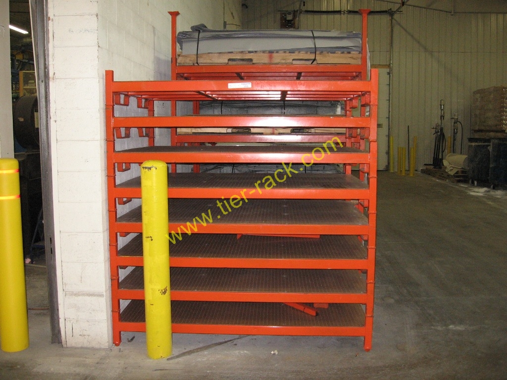 Tier-Rack Custom Warehouse Racks, Stack Racks, Wire Mesh Bins, Pad Racks, Pallet Racks, Portable Racks, Moveable Racks