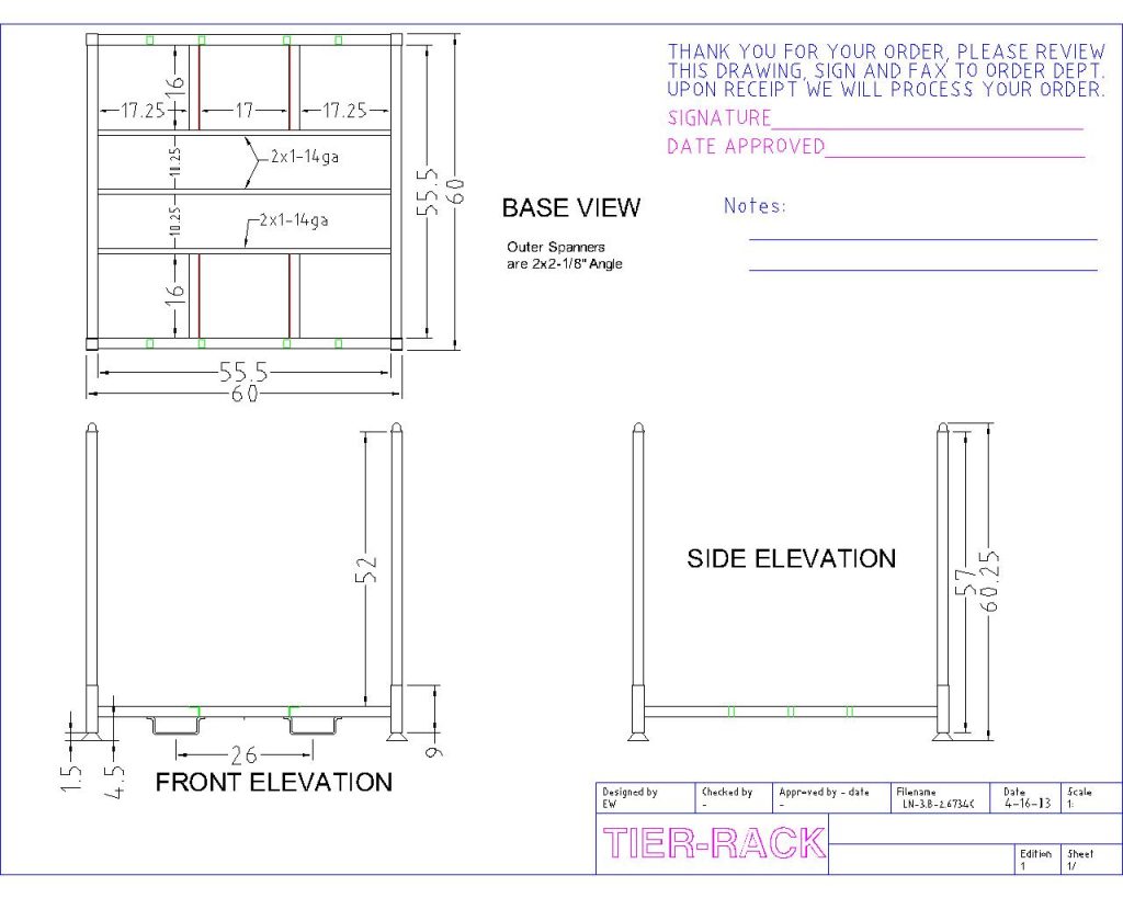 Tier-Rack Custom Warehouse Racks, Stack Racks, Wire Mesh Bins, Pad Racks, Pallet Racks, Portable Racks, Moveable Racks