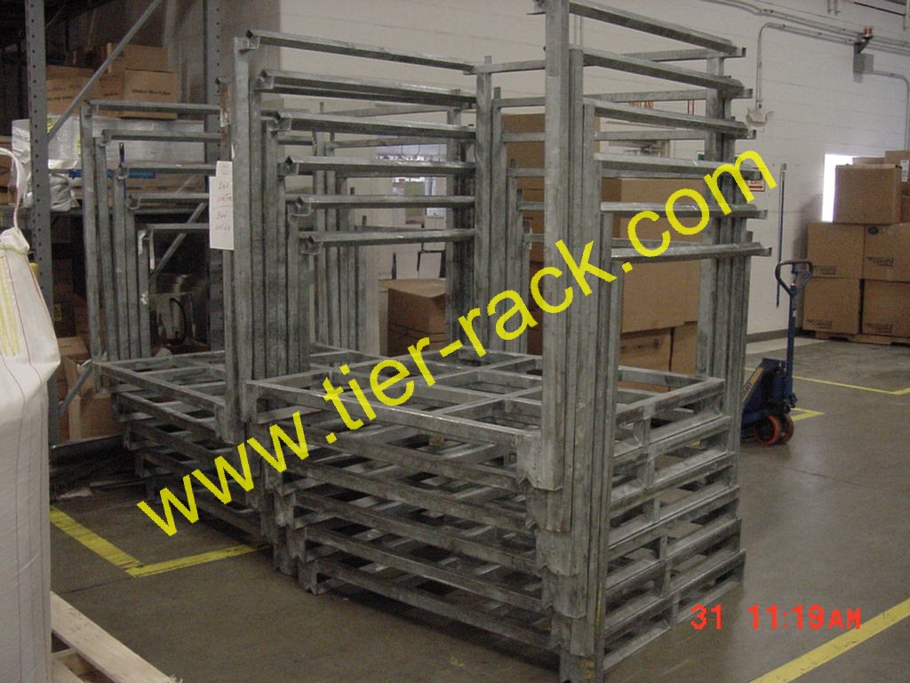 Tier-Rack Custom Warehouse Racks, Stack Racks, Wire Mesh Bins, Pad Racks, Pallet Racks, Portable Racks, Moveable Racks