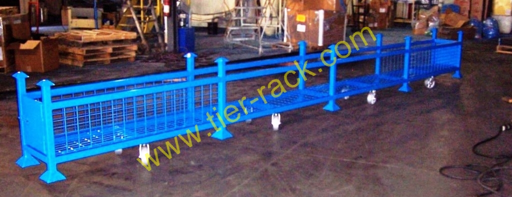 Tier-Rack Custom Warehouse Racks, Stack Racks, Wire Mesh Bins, Pad Racks, Pallet Racks, Portable Racks, Moveable Racks
