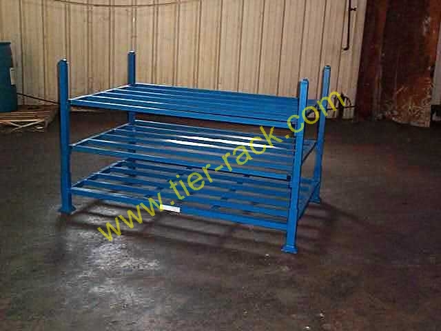 Tier-Rack Custom Warehouse Racks, Stack Racks, Wire Mesh Bins, Pad Racks, Pallet Racks, Portable Racks, Moveable Racks