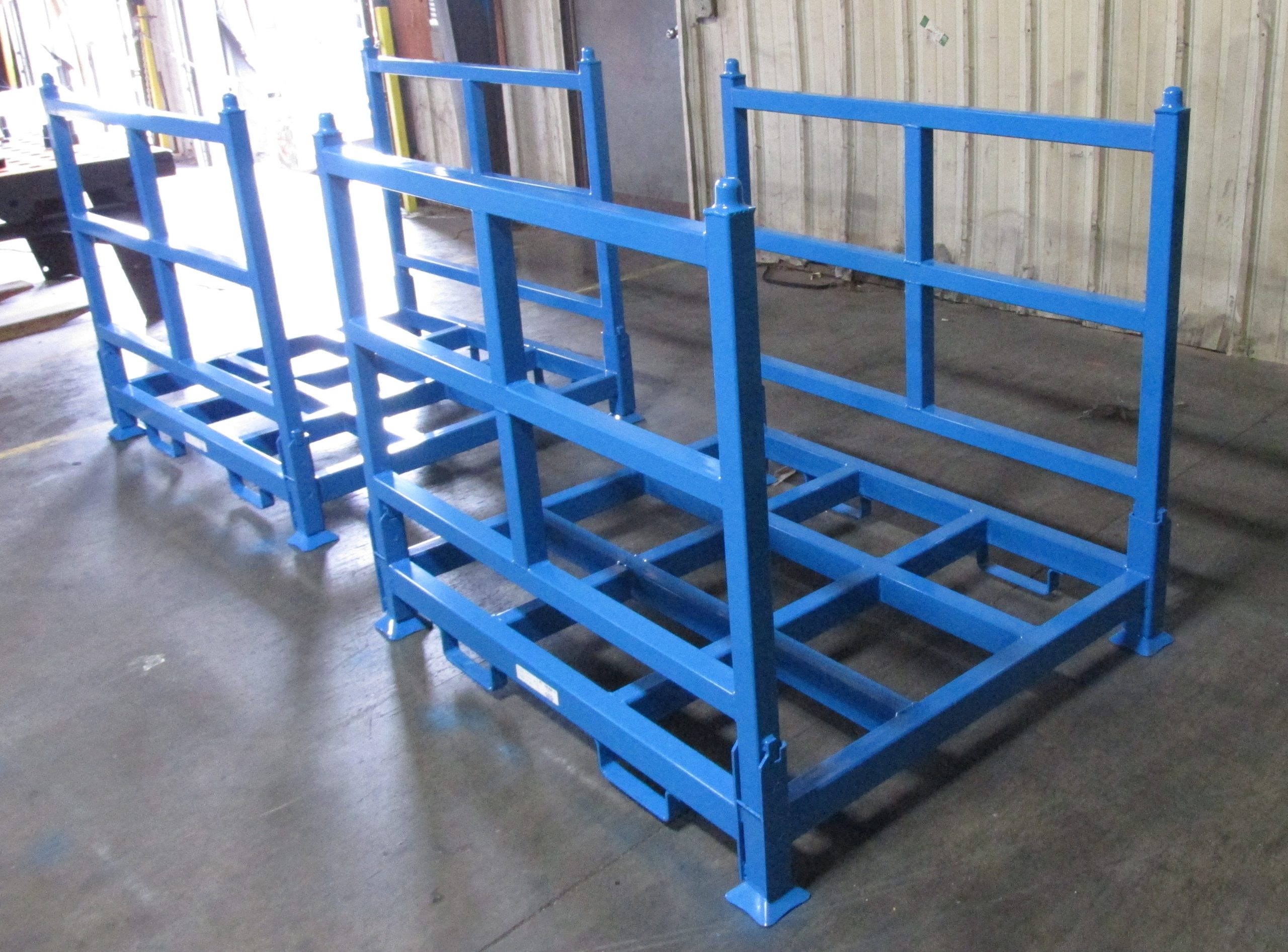 industrial stack racks that collapse