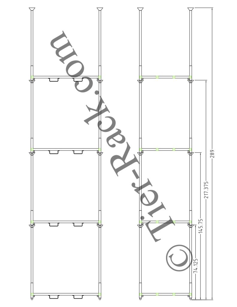 Tier-Rack Custom Warehouse Racks, Stack Racks, Wire Mesh Bins, Pad Racks, Pallet Racks, Portable Racks, Moveable Racks