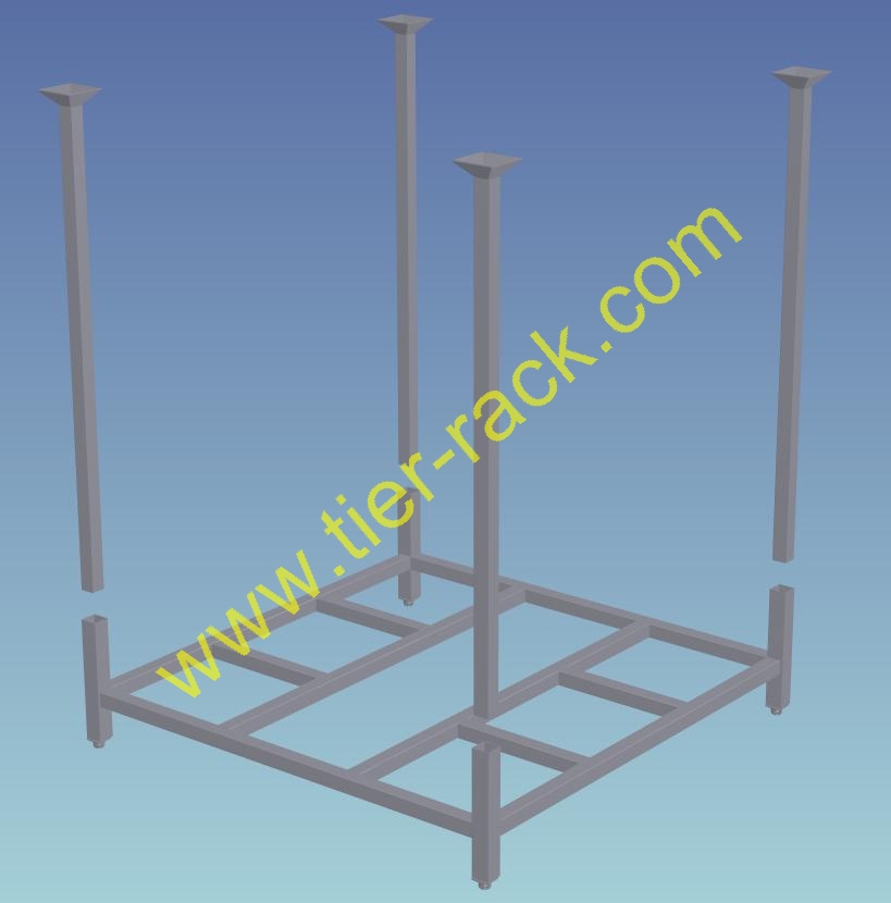 Tier-Rack Custom Warehouse Racks, Stack Racks, Wire Mesh Bins, Pad Racks, Pallet Racks, Portable Racks, Moveable Racks