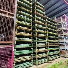 U-01147_Wire_mesh_Collapsible_Green_QTY31