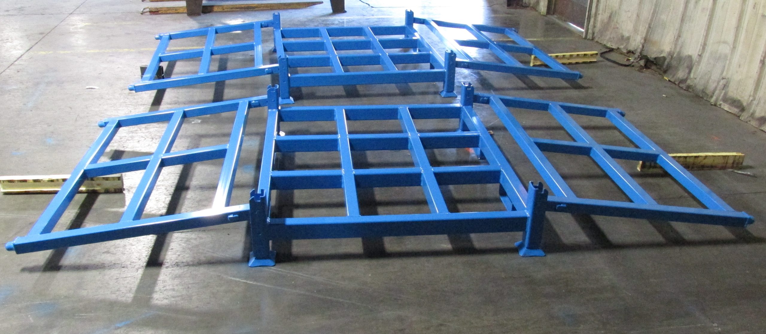 Tier-Rack Custom Warehouse Racks, Stack Racks, Wire Mesh Bins, Pad Racks, Pallet Racks, Portable Racks, Moveable Racks