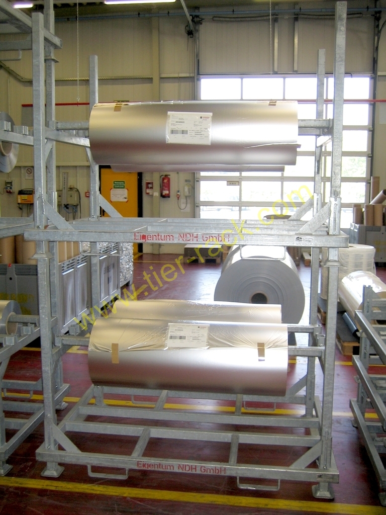Tier-Rack folding stack racks