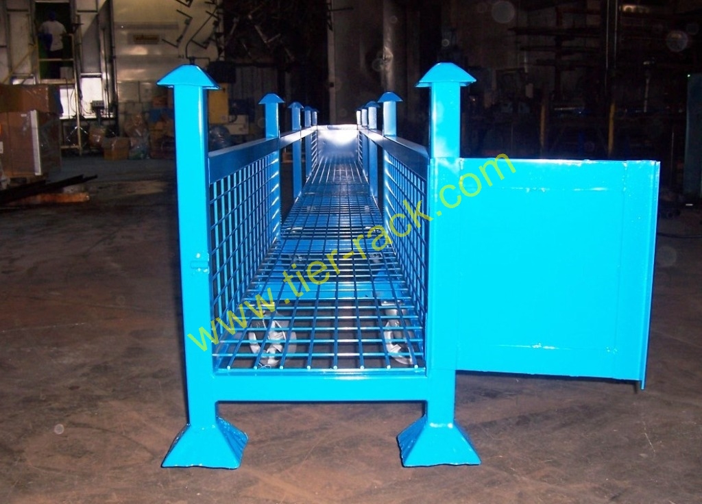 Tier-Rack Custom Warehouse Racks, Stack Racks, Wire Mesh Bins, Pad Racks, Pallet Racks, Portable Racks, Moveable Racks